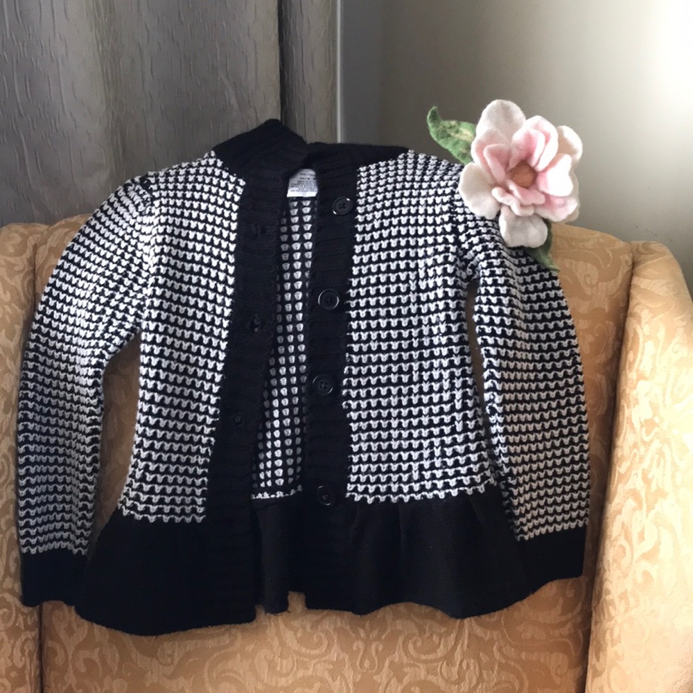 Black and white Dollhouse girl jacket (5-6)